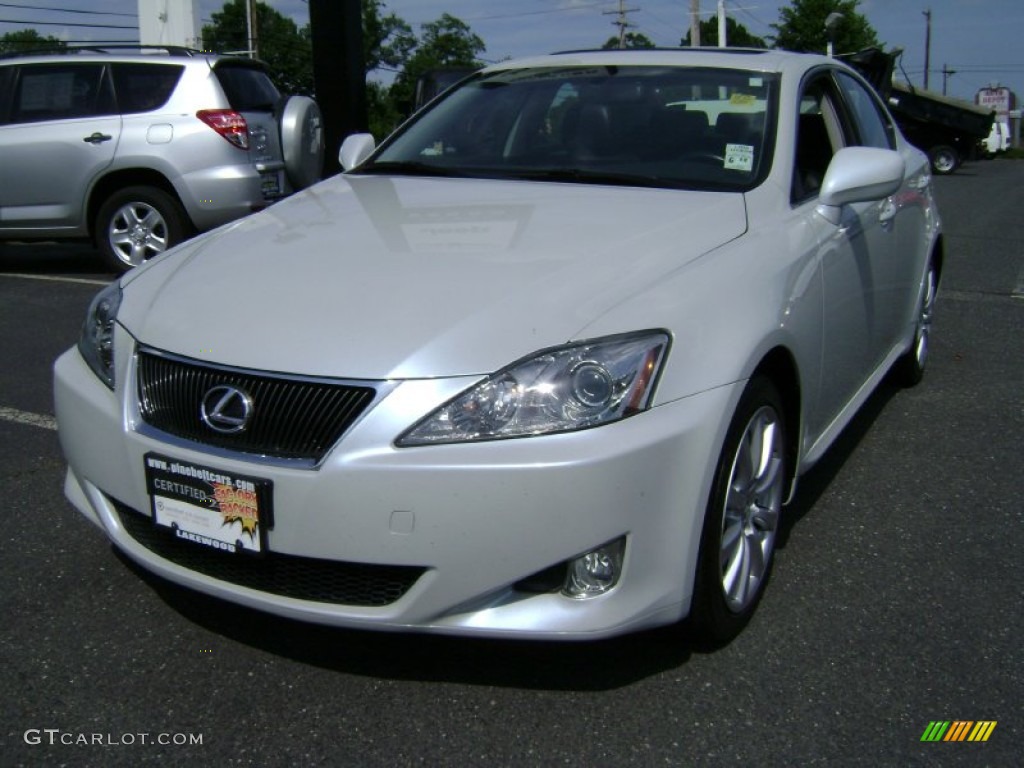 Glacier Frost Pearl 2008 Lexus IS 250 AWD Exterior Photo #66374129