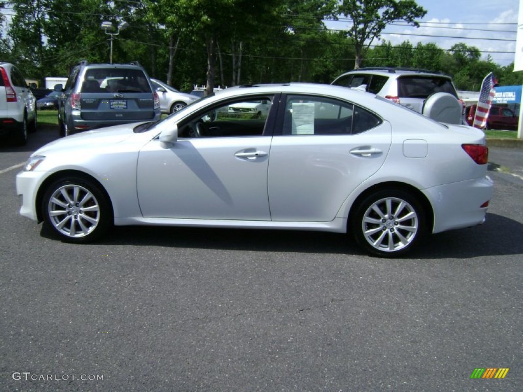 Glacier Frost Pearl 2008 Lexus IS 250 AWD Exterior Photo #66374207