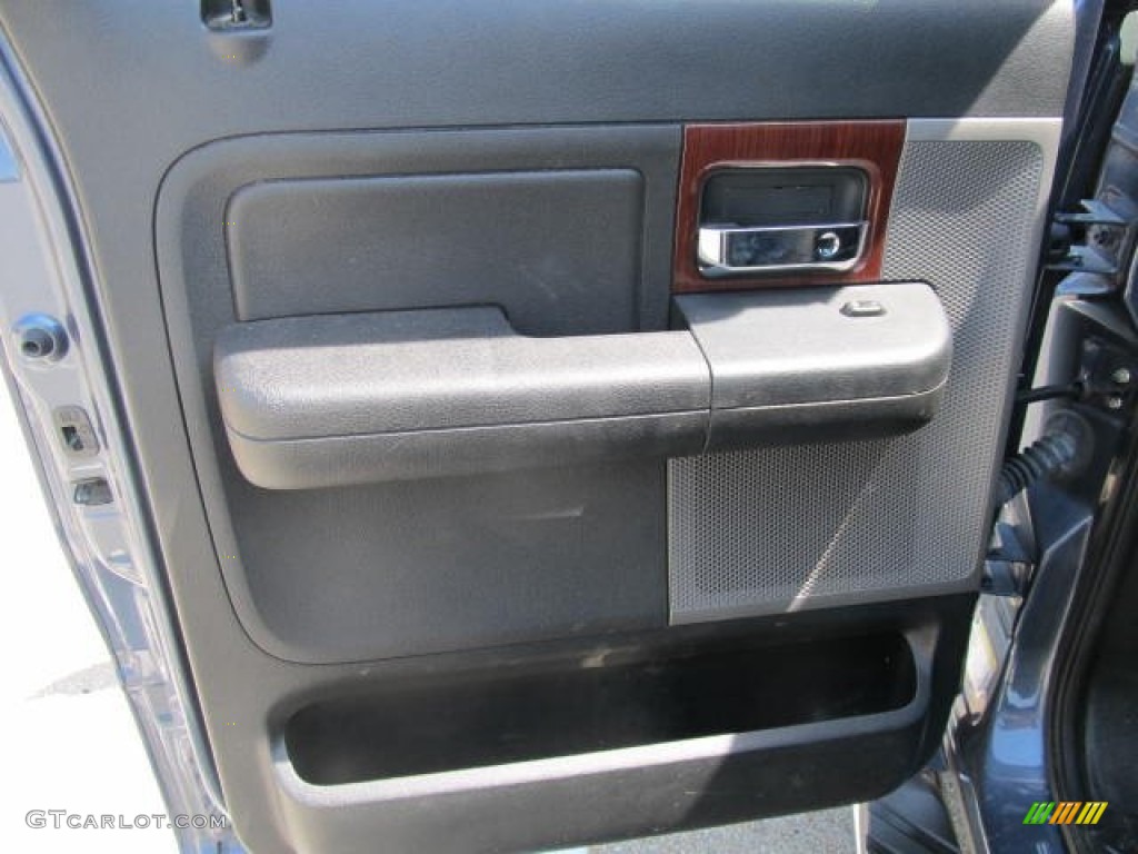 2005 F150 Lariat SuperCrew 4x4 - Medium Wedgewood Blue Metallic / Black photo #15