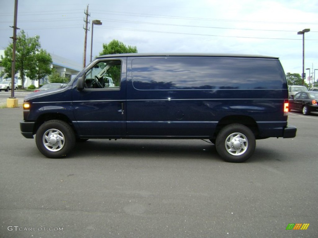 Dark Blue Metallic 2010 Ford E Series Van E250 Cargo Exterior Photo #66375972