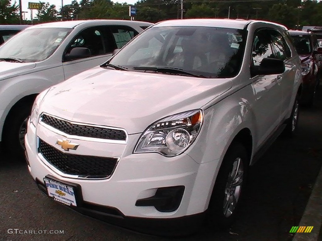 2012 Equinox LS - Summit White / Light Titanium/Jet Black photo #1