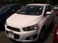 2012 Summit White Chevrolet Sonic LTZ Hatch  photo #1