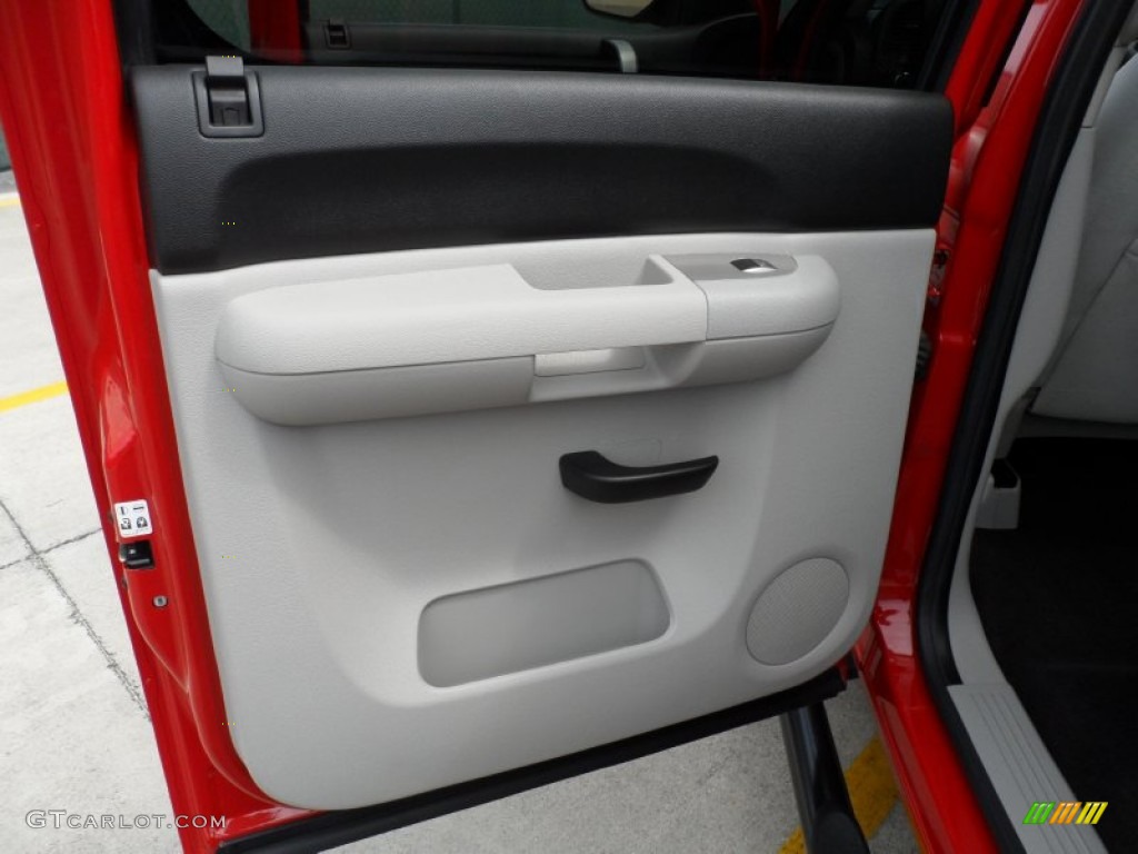 2009 Silverado 1500 LT Crew Cab - Victory Red / Light Titanium photo #27