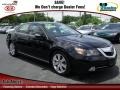 Crystal Black Pearl - RL 3.7 AWD Sedan Photo No. 1