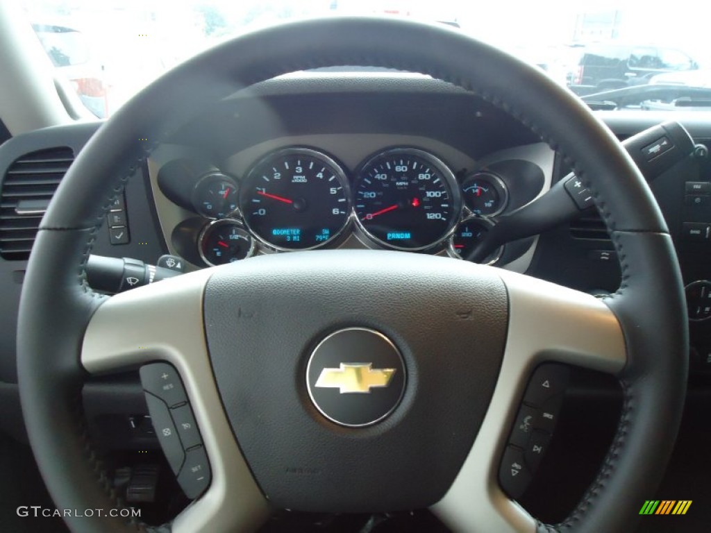 2012 Silverado 1500 LT Extended Cab 4x4 - Black / Ebony photo #10