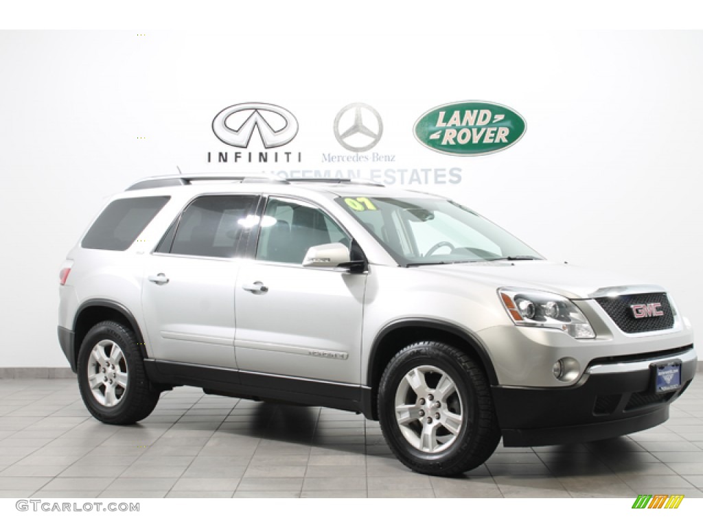 2007 Acadia SLT AWD - Liquid Silver Metallic / Ebony photo #1