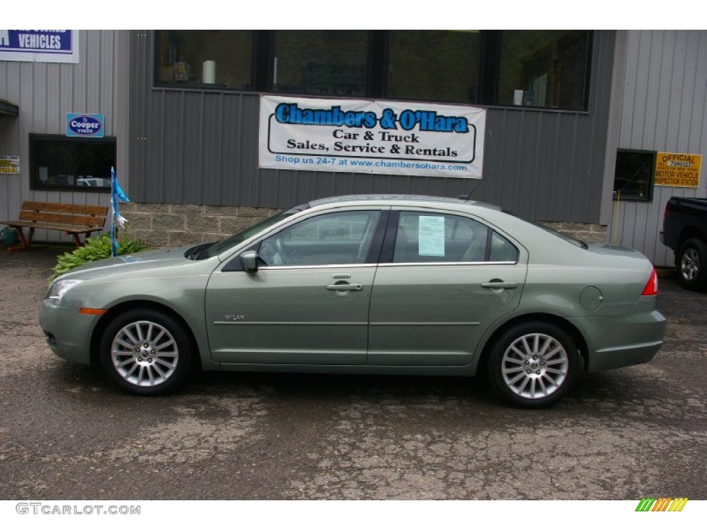 2008 Milan I4 Premier - Moss Green Metallic / Camel photo #2