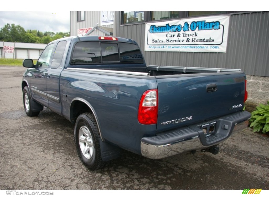 2005 Tundra SR5 Access Cab 4x4 - Blue Steel Metallic / Dark Gray photo #11