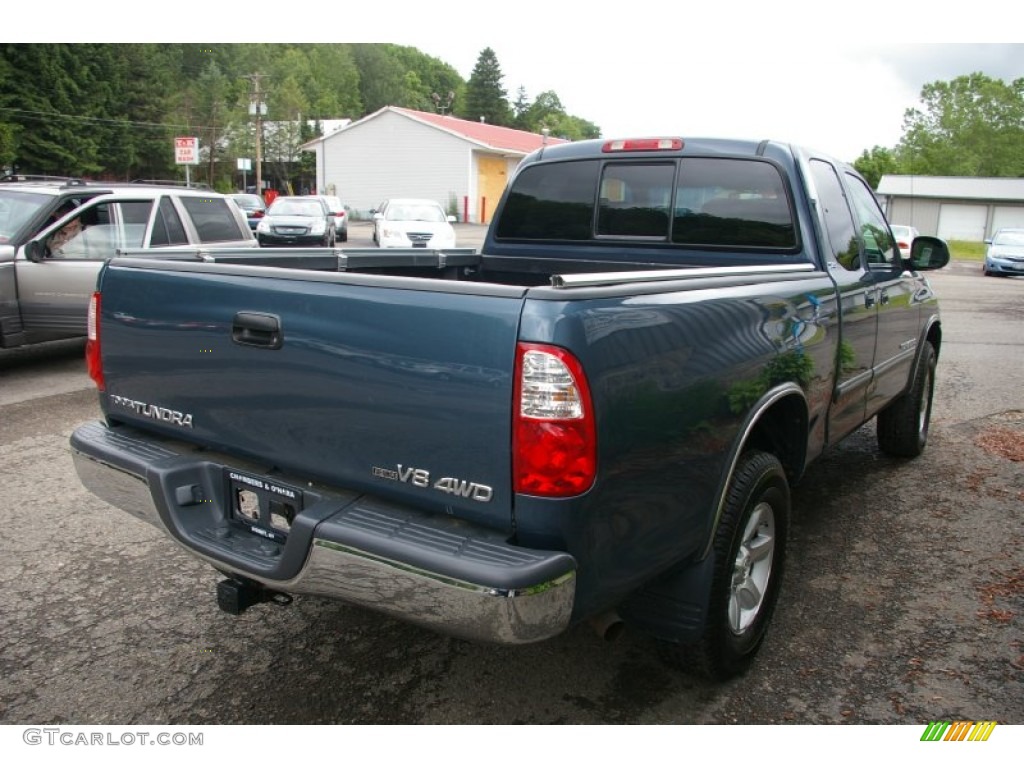 2005 Tundra SR5 Access Cab 4x4 - Blue Steel Metallic / Dark Gray photo #14