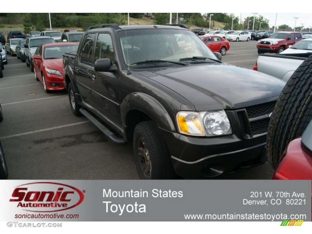 2005 Explorer Sport Trac XLT 4x4 - Dark Stone Metallic / Medium Pebble photo #1