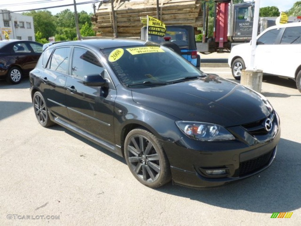 Black Mica 2008 Mazda MAZDA3 MAZDASPEED Grand Touring Exterior Photo #66382928