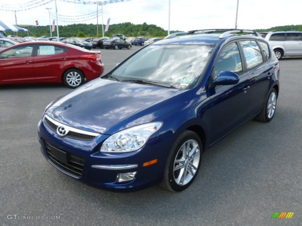 2012 Elantra SE Touring - Atlantic Blue / Black photo #3