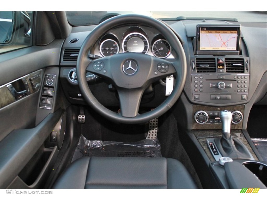 2009 Mercedes-Benz C 350 Sport Black Dashboard Photo #66384032