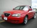 Rally Red 2004 Hyundai Elantra GLS Sedan