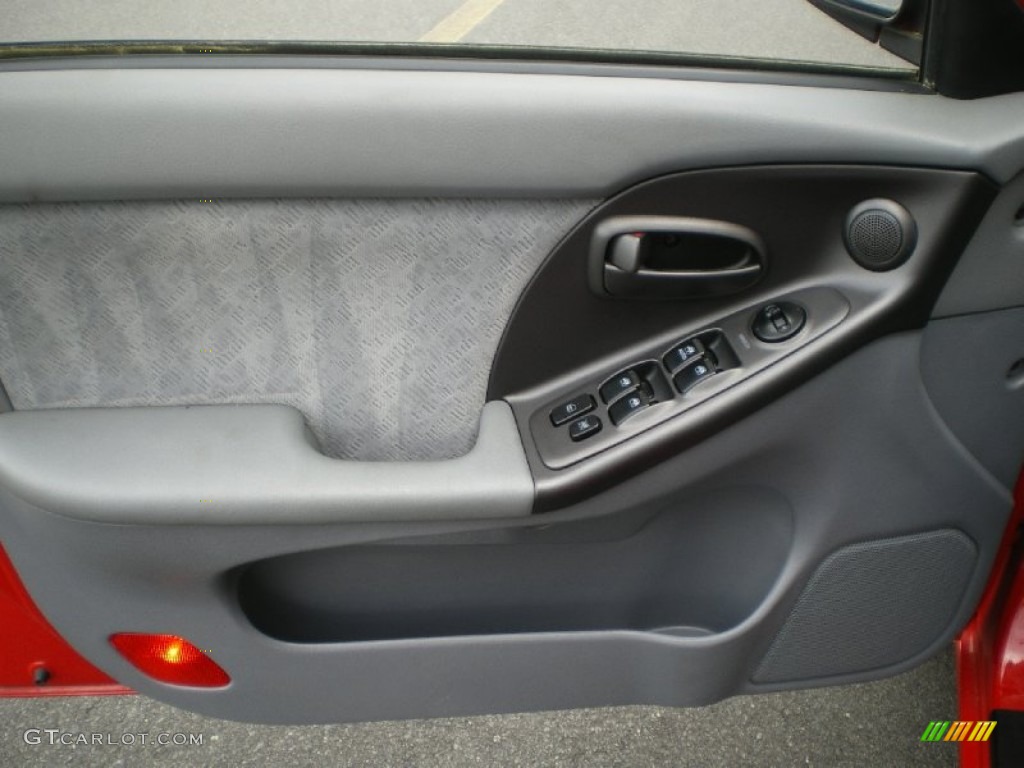 2004 Elantra GLS Sedan - Rally Red / Gray photo #10