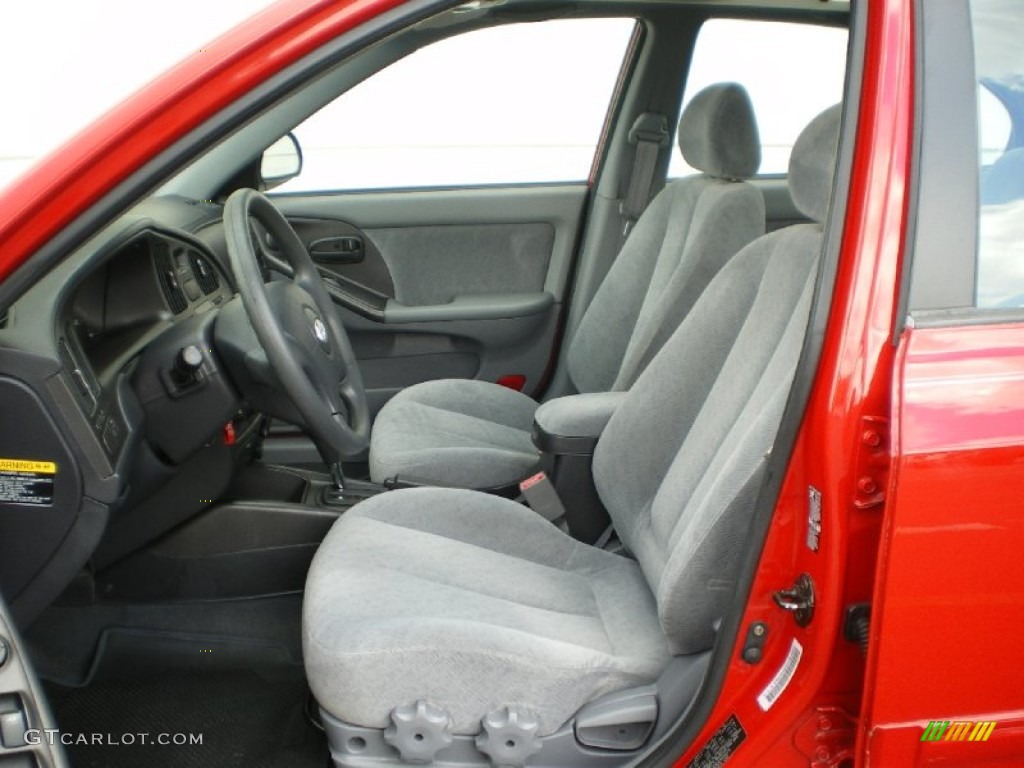 Gray Interior 2004 Hyundai Elantra GLS Sedan Photo #66385286