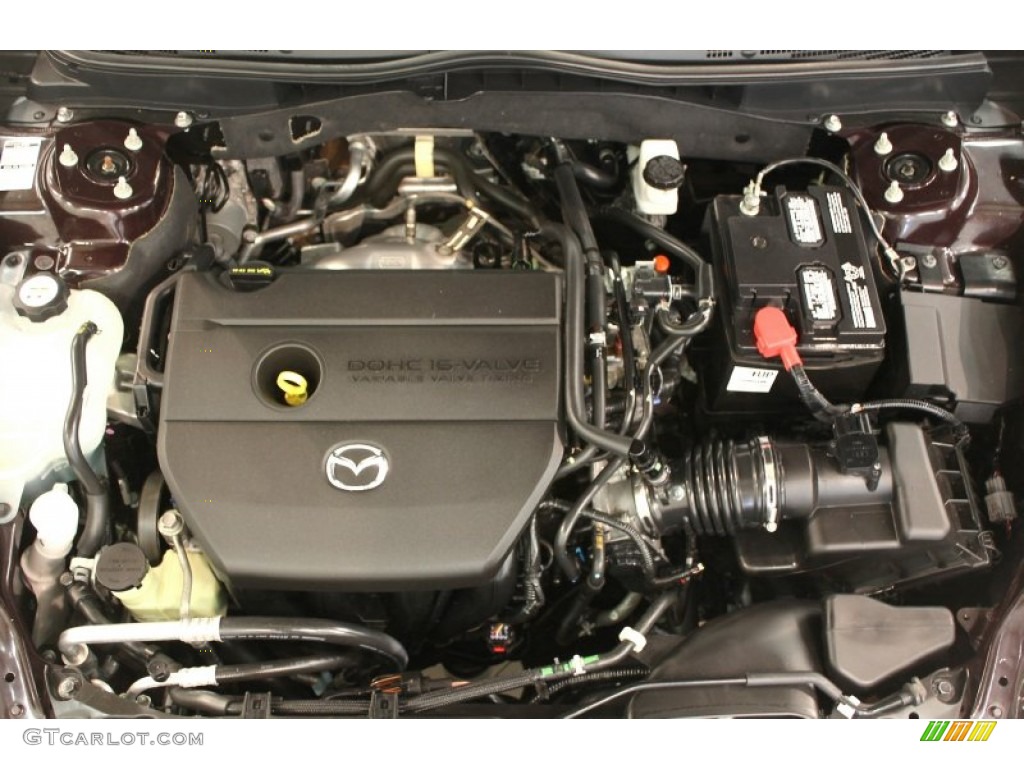 2010 MAZDA6 i Sport Sedan - Black Cherry Metallic / Black photo #17