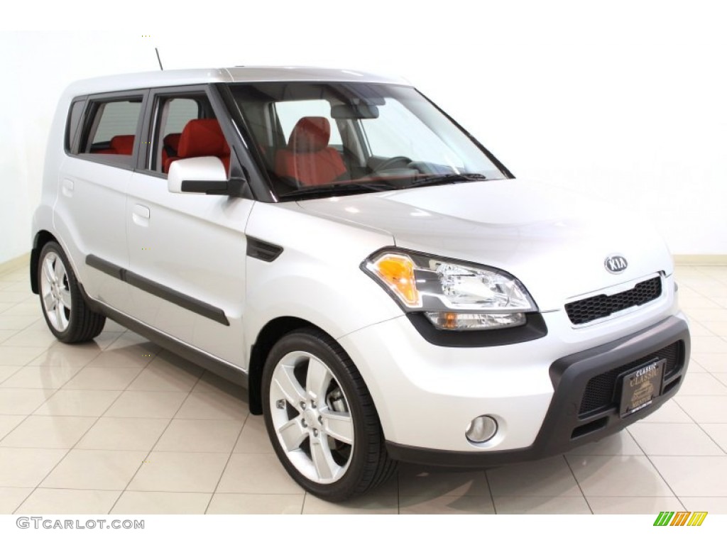 Bright Silver 2010 Kia Soul Sport Exterior Photo #66386789