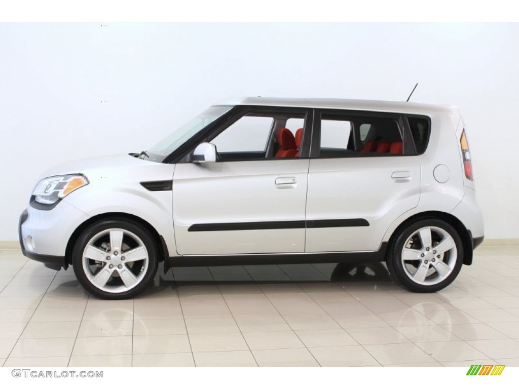 Bright Silver 2010 Kia Soul Sport Exterior Photo #66386813