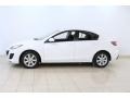  2010 MAZDA3 i Touring 4 Door Crystal White Pearl Mica