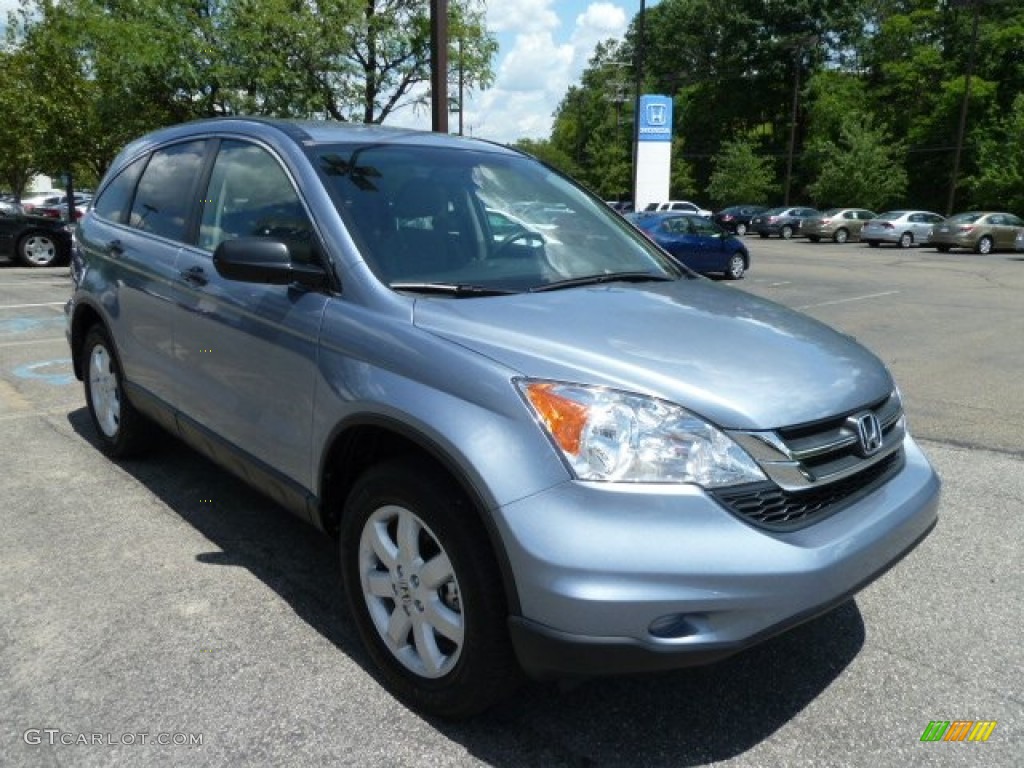 2011 CR-V SE 4WD - Glacier Blue Metallic / Gray photo #7