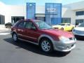 2007 Garnet Red Pearl Subaru Impreza Outback Sport Wagon #66337725