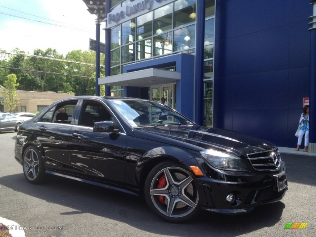 2010 C 63 AMG - Black / Black photo #1