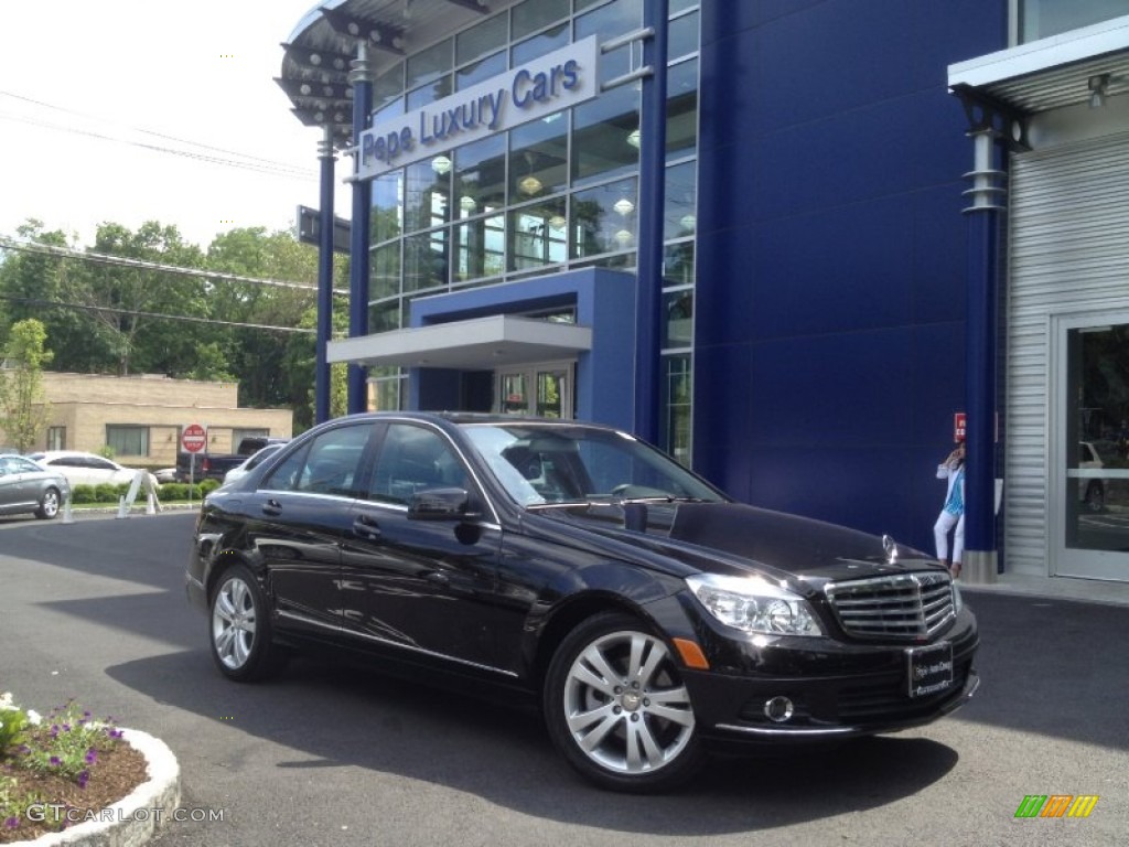 2010 C 300 Luxury 4Matic - Black / Black photo #1