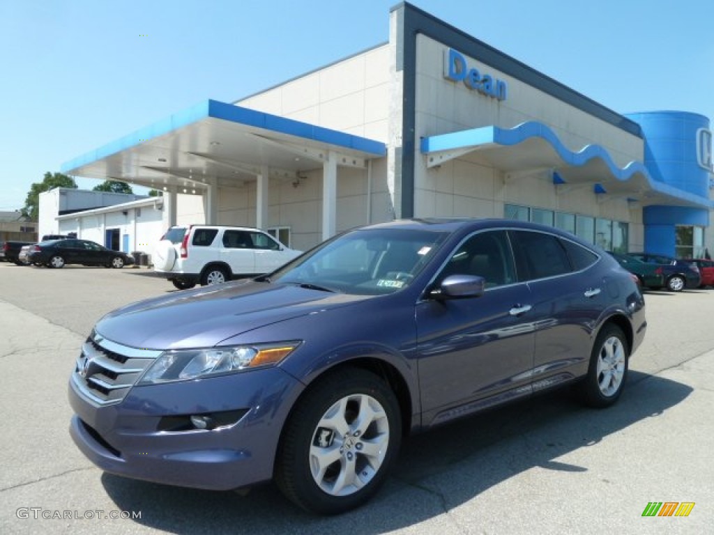 2012 Accord Crosstour EX-L 4WD - Twilight Blue Metallic / Black photo #1