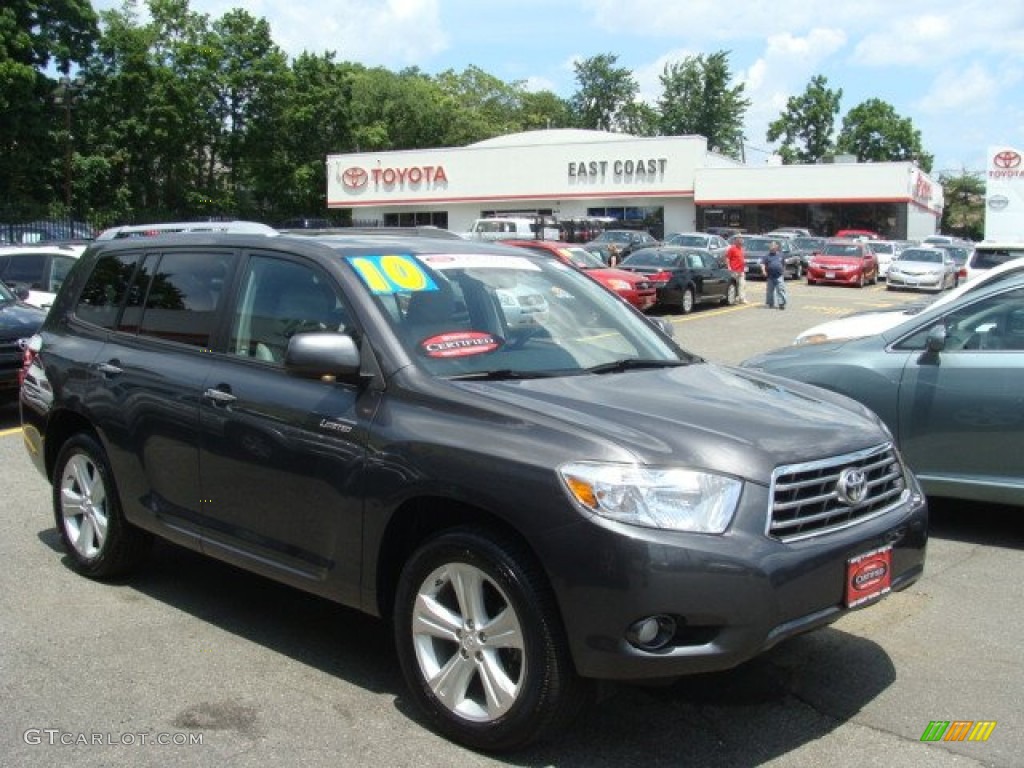 2010 Highlander Limited 4WD - Magnetic Gray Metallic / Ash photo #1