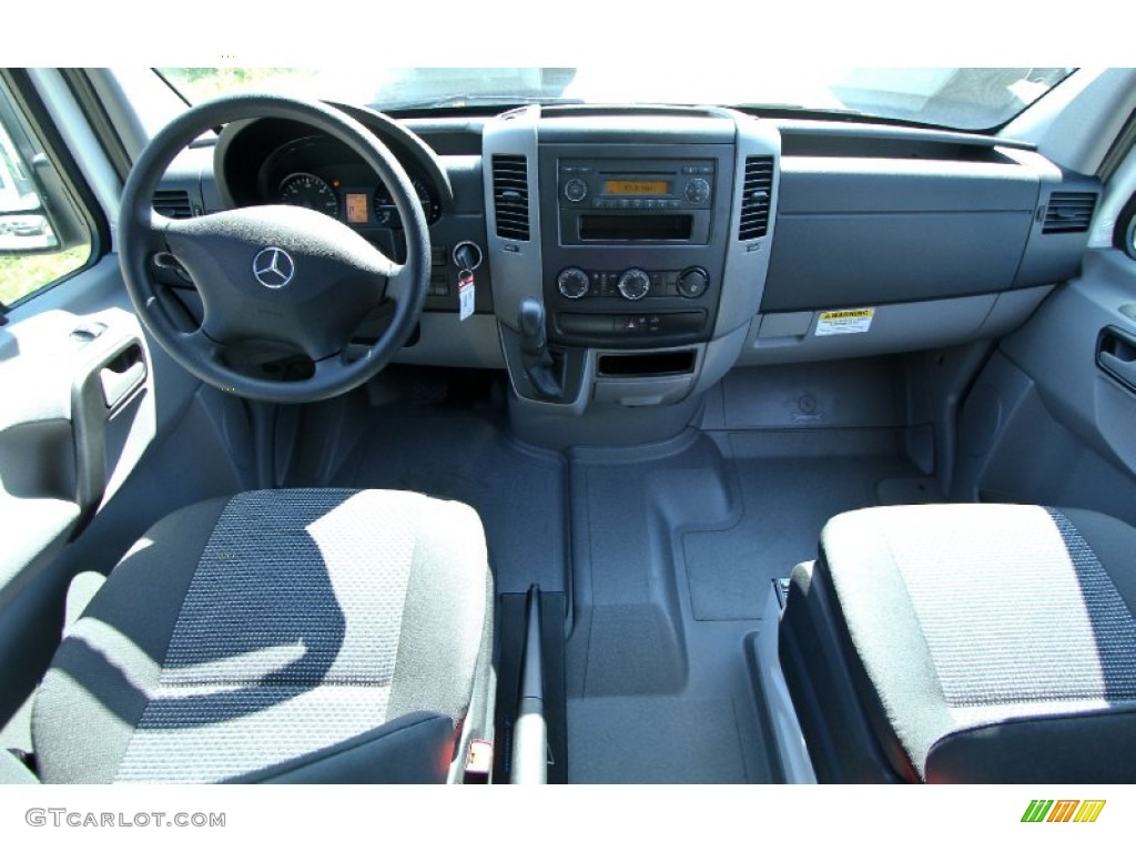 2012 Sprinter 3500 High Roof Cargo Van - Arctic White / Lima Black Fabric photo #12