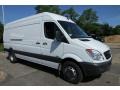 Front 3/4 View of 2012 Sprinter 3500 High Roof Extended Cargo Van