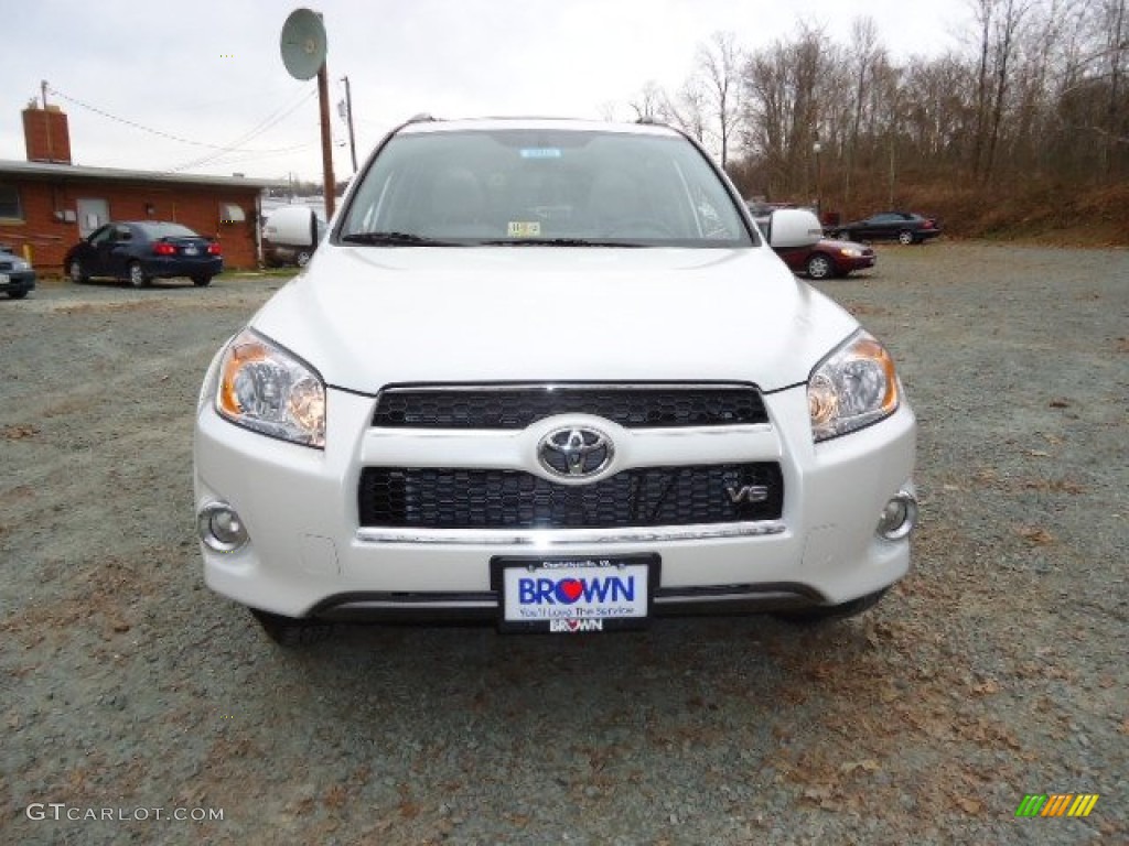 2012 RAV4 V6 Limited 4WD - Blizzard White Pearl / Ash photo #2