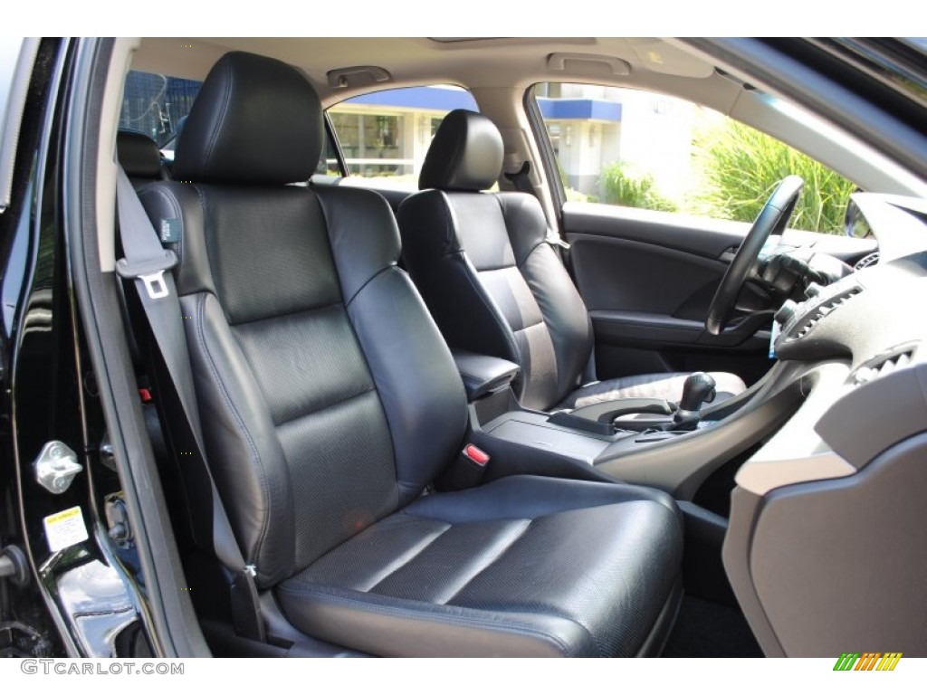 2009 TSX Sedan - Crystal Black Pearl / Ebony photo #10