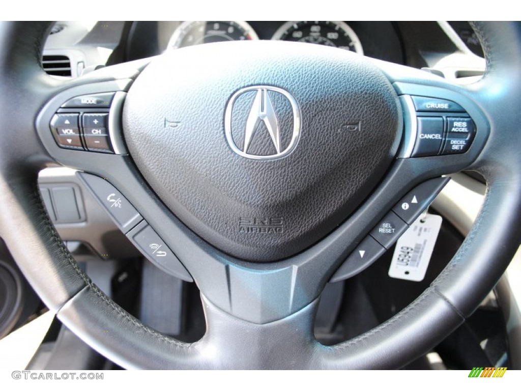 2009 TSX Sedan - Crystal Black Pearl / Ebony photo #14