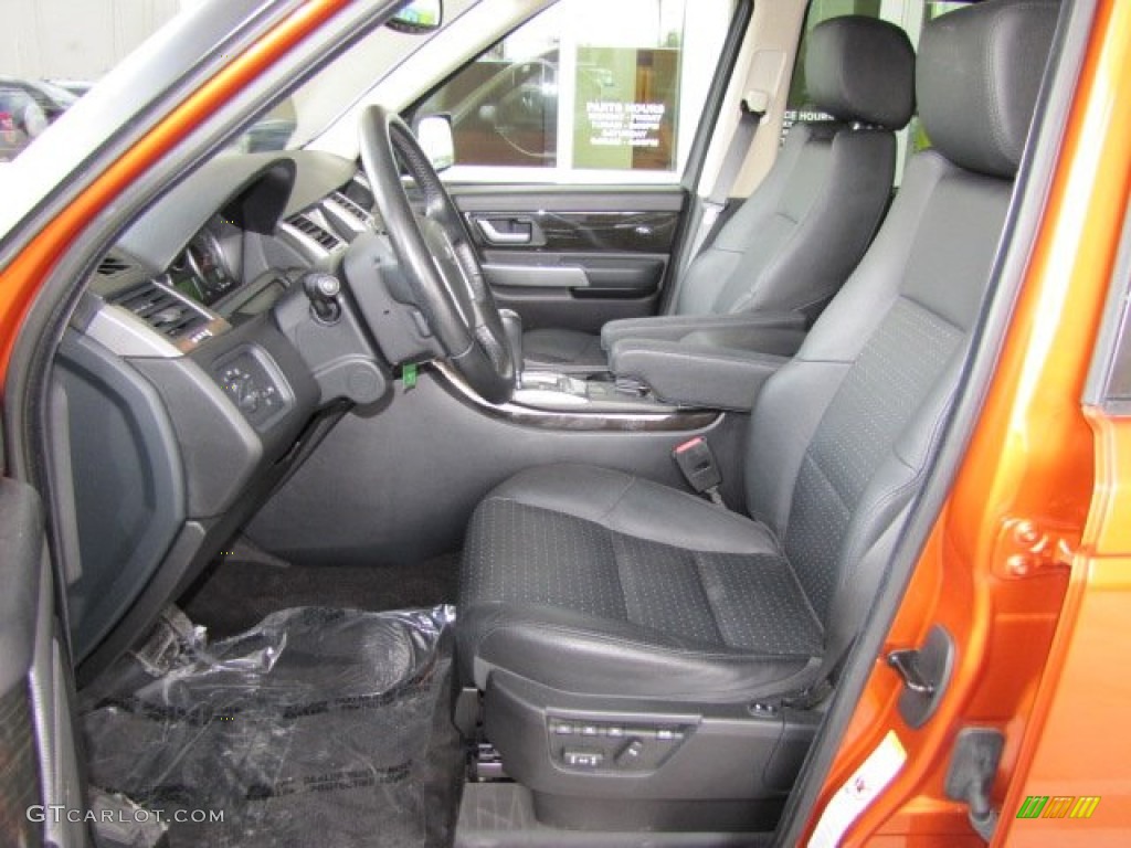 Ebony Black Interior 2006 Land Rover Range Rover Sport Supercharged Photo #66399416