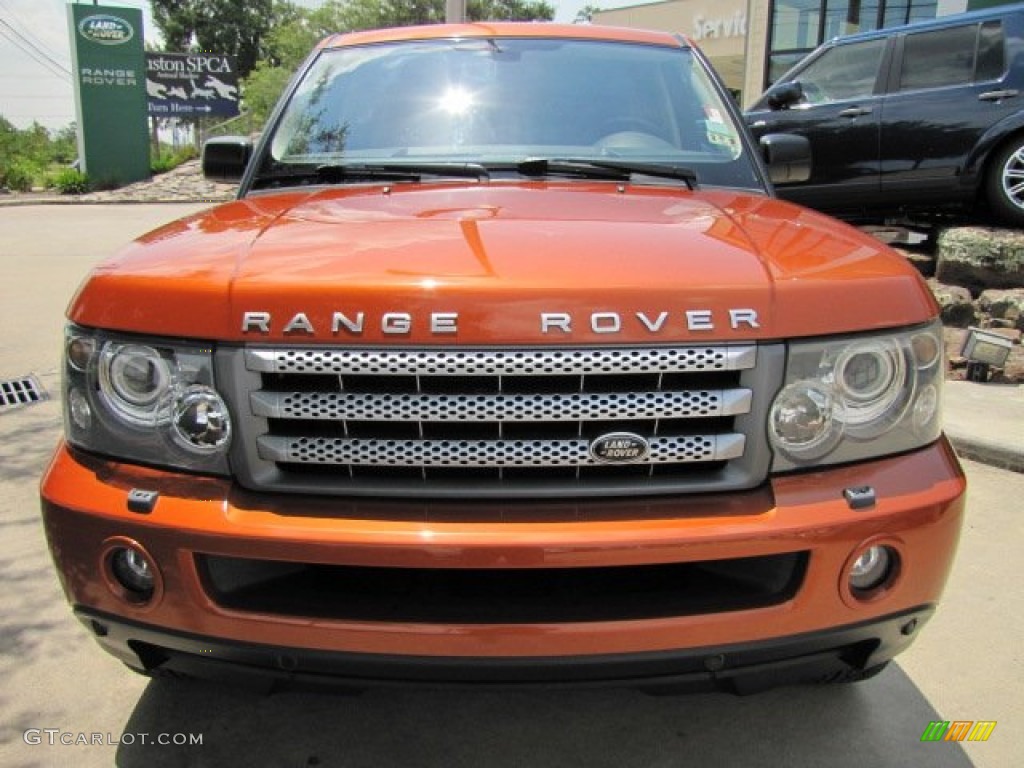 Vesuvius Orange Metallic 2006 Land Rover Range Rover Sport Supercharged Exterior Photo #66399440