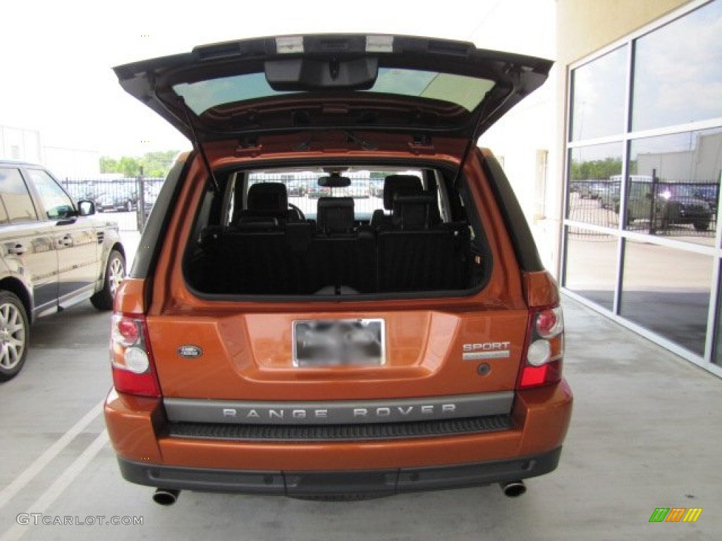 2006 Range Rover Sport Supercharged - Vesuvius Orange Metallic / Ebony Black photo #10