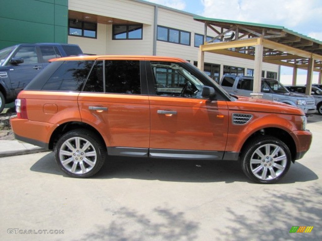 Vesuvius Orange Metallic 2006 Land Rover Range Rover Sport Supercharged Exterior Photo #66399476