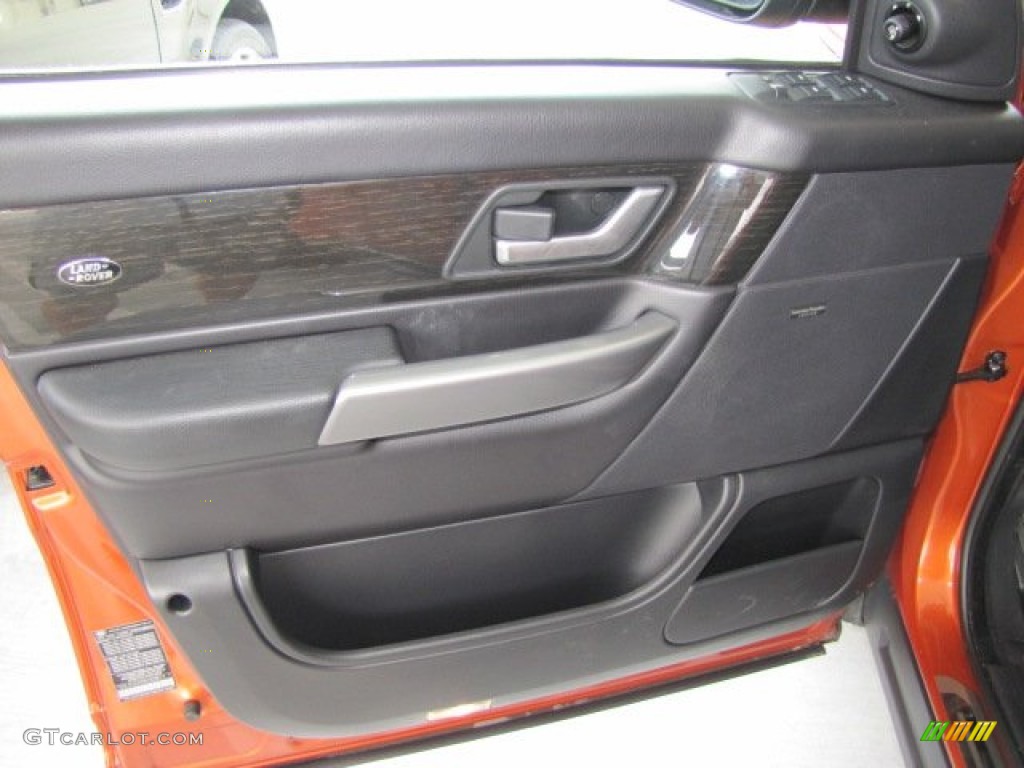 2006 Range Rover Sport Supercharged - Vesuvius Orange Metallic / Ebony Black photo #43