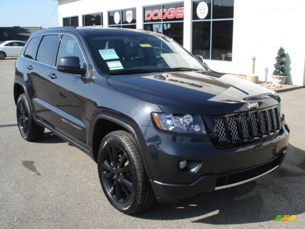 2012 Grand Cherokee Altitude 4x4 - Maximum Steel Metallic / Black photo #2