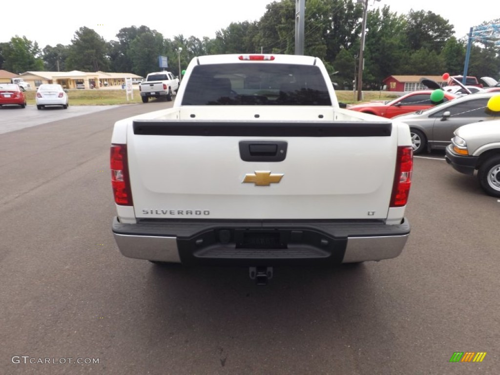 2012 Silverado 1500 LT Crew Cab - White Diamond Tricoat / Light Cashmere/Dark Cashmere photo #4