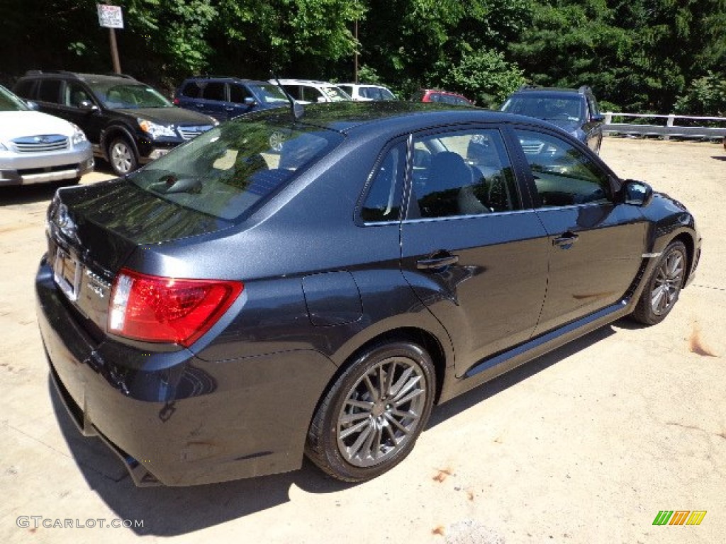 2012 Impreza WRX 4 Door - Dark Gray Metallic / WRX Carbon Black photo #3