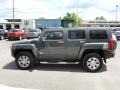 2008 Boulder Gray Metallic Hummer H3   photo #8