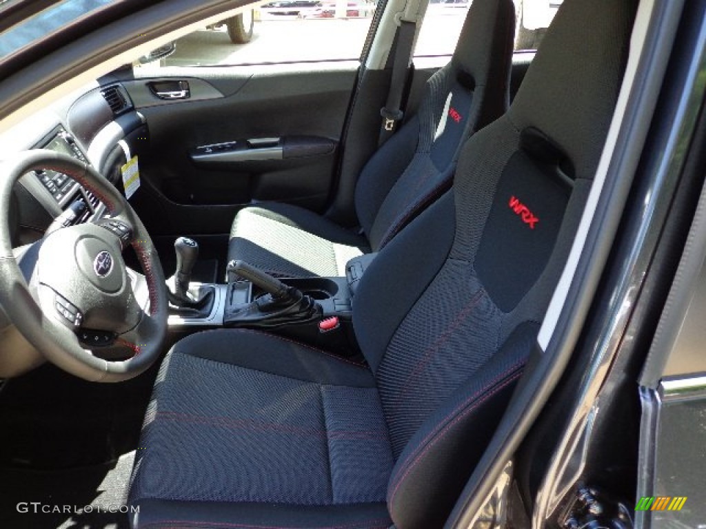 WRX Carbon Black Interior 2012 Subaru Impreza WRX 4 Door Photo #66401699