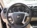 2012 Chevrolet Silverado 2500HD Light Cashmere Interior Steering Wheel Photo