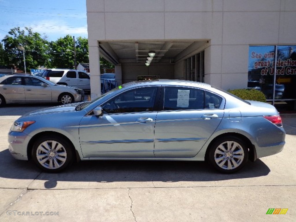 2011 Accord EX Sedan - Celestial Blue Metallic / Black photo #2
