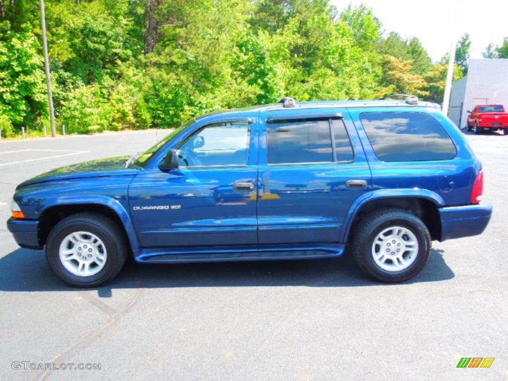 Patriot Blue Pearl 2001 Dodge Durango SLT Exterior Photo #66403559