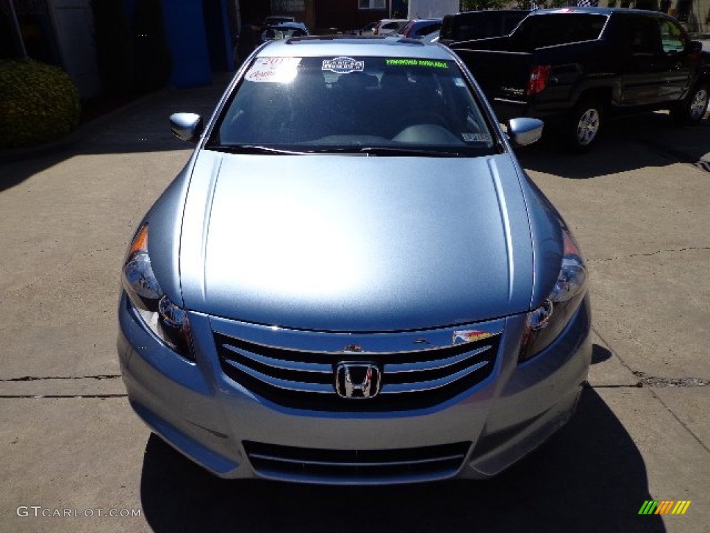 2011 Accord EX Sedan - Celestial Blue Metallic / Black photo #18