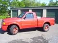 Bright Red 2004 Ford Ranger XLT Regular Cab